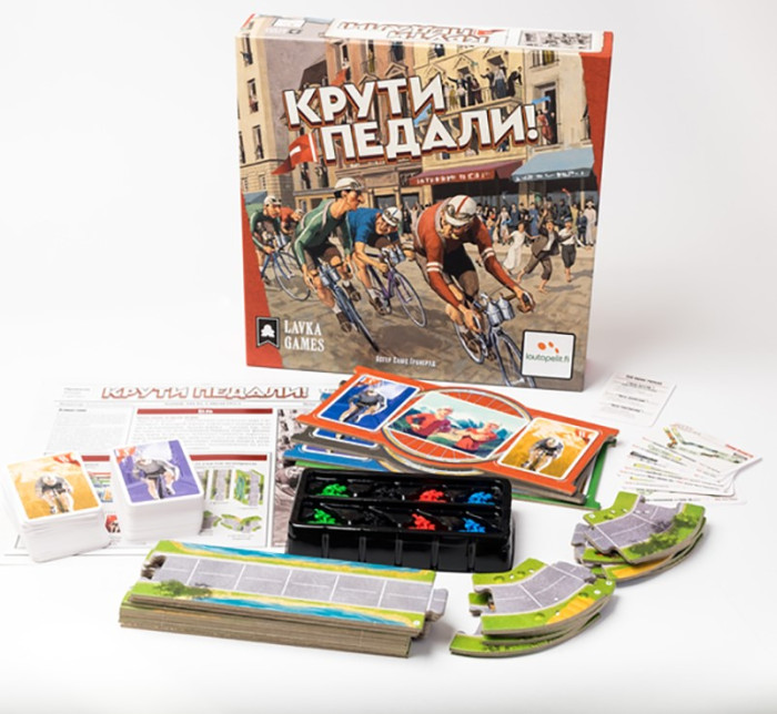 деталь Настольная игра «Крути педали» (с 8 лет)
