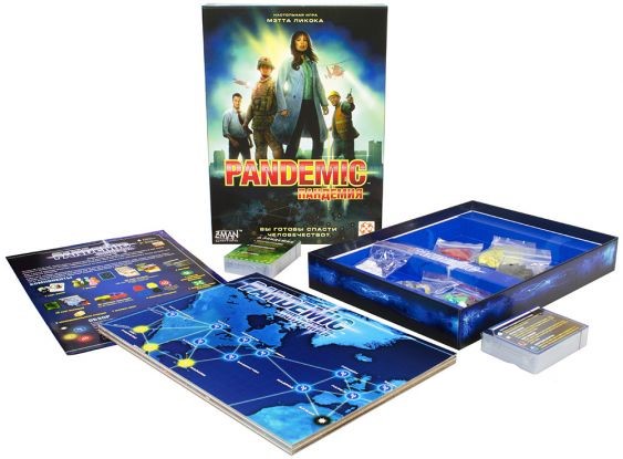 деталь Настольная игра «Пандемия» (с 8 лет)