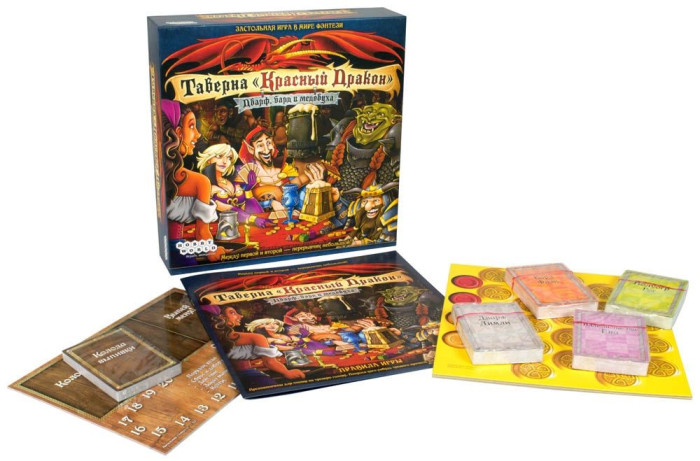 деталь Настольная игра «Таверна «Красный Дракон». Карлик, бард и медовуха» (с 18 лет)