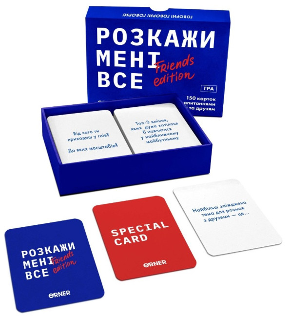 деталь Настольная игра «Расскажи мне все. Friends» (с 14 лет) украинский