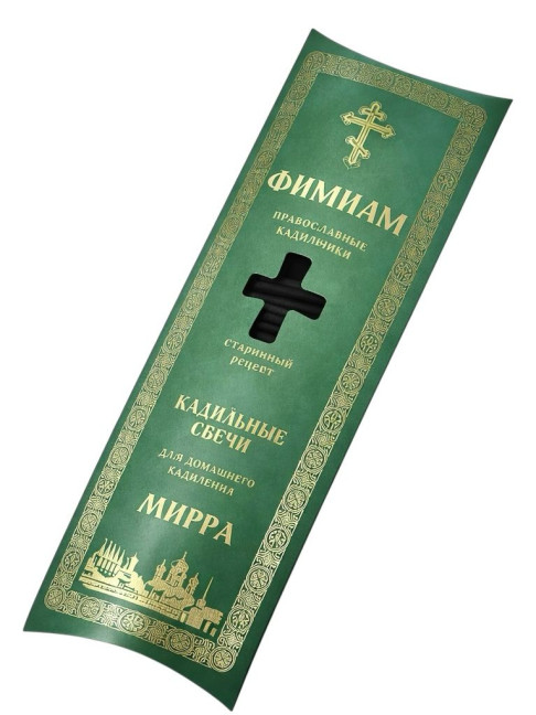 деталь Набор кадильных свечей «Мирра» 21×4 см Фимиам 