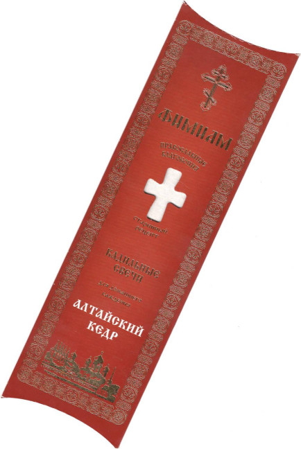 деталь Набор ладанных свечей «Алтайский кедр» 21×4см Fimiam