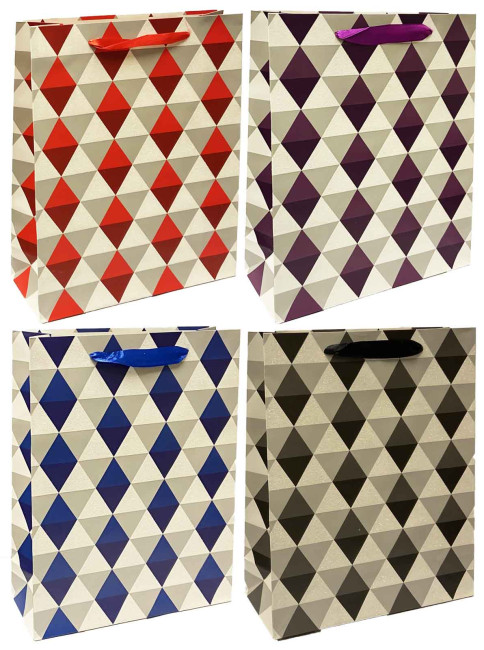 деталь Подарочный пакет 22х31см Ромб