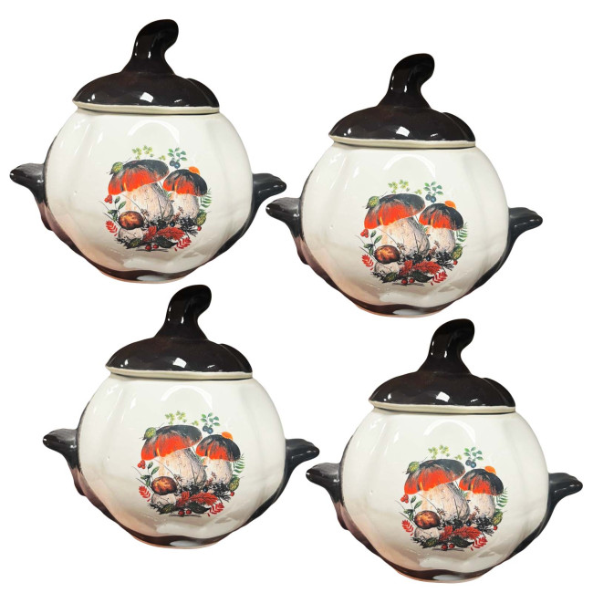 деталь Keramický hrnec „Houby máslovky“ 0.75l