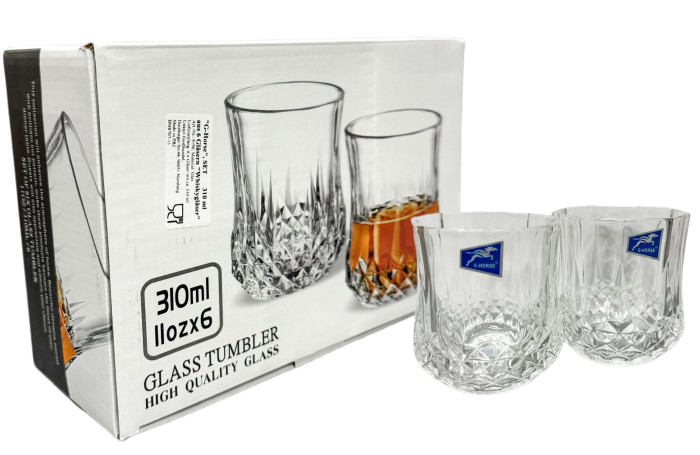 деталь Набор стаканов для виски 6шт 310мл