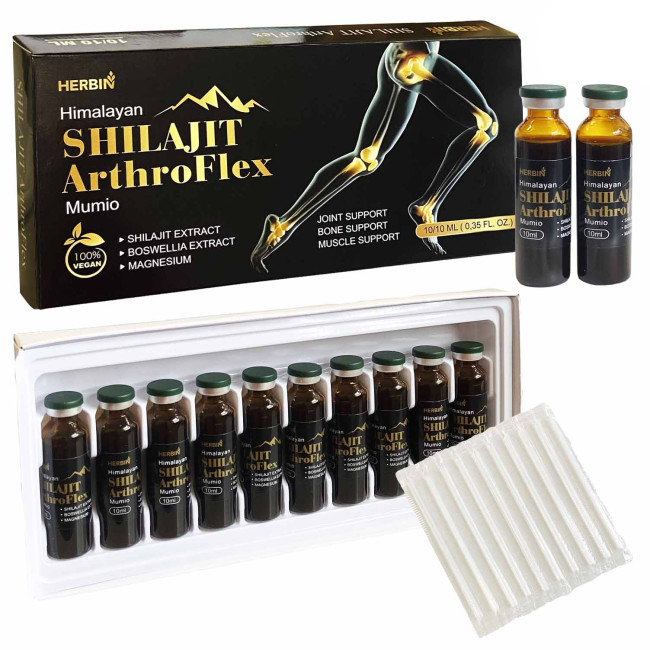 деталь Мумие Shilajit ArtroFlex 10*10мл (100мл) Herbin