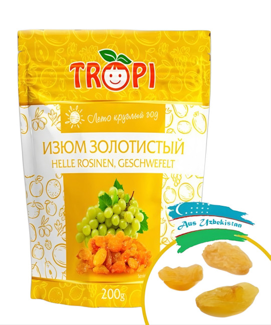 деталь Изюм золотистый 200г Tropi