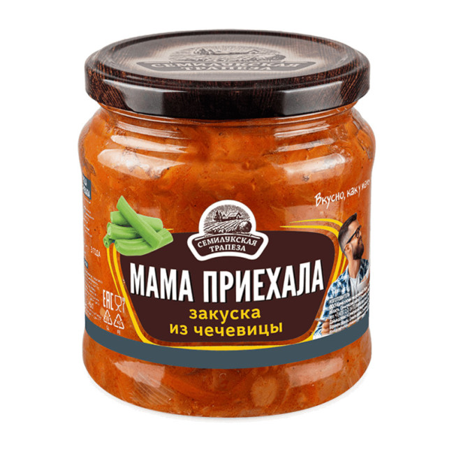 деталь Овощная закуска 460 г Семилукская Трапеза