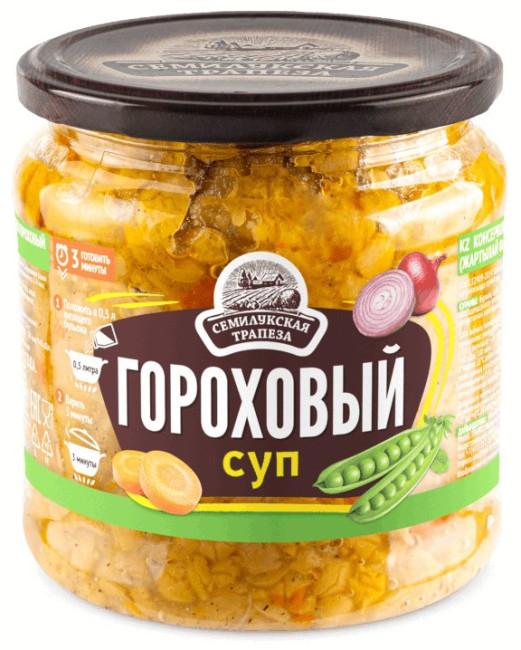 деталь Суп гороховый 470г Семилукская Трапеза