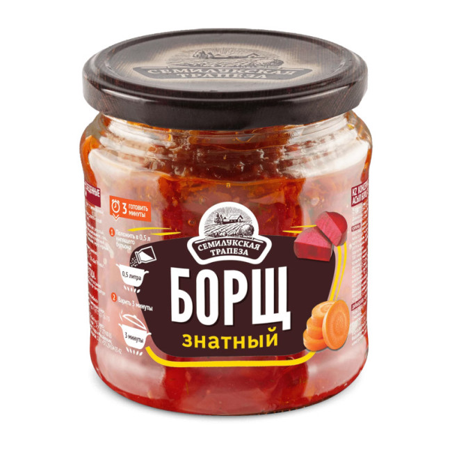 деталь Суп «Борщ знатный» 460 г Семилукская Трапеза