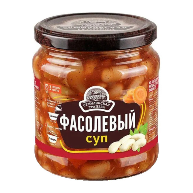 деталь Fazolová polévka 470g Semilukskaja Trapeza
