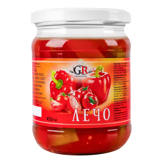 деталь Овощная закуска «Лечо» 450г Grand Ragu