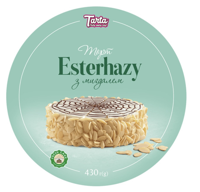 деталь Торт ESTERHAZY с миндалем 1кг Tarta