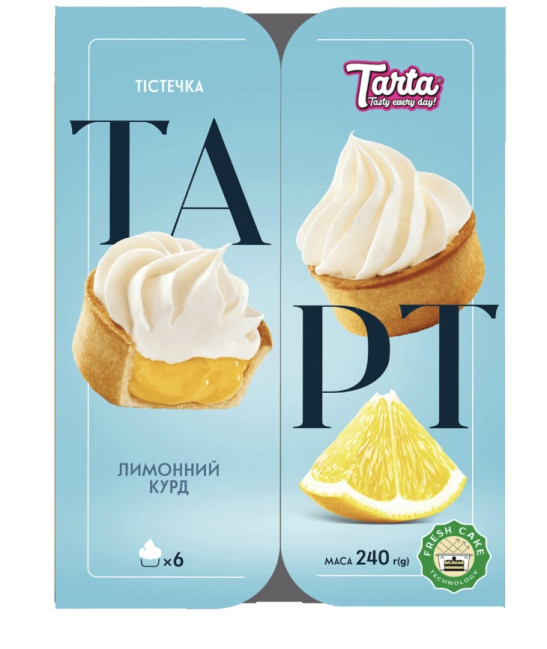 деталь Пирожные Тарт Лимонный Курд 240г TARTA