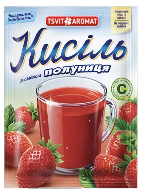 деталь Кисель со вкусом клубники 90г T&A