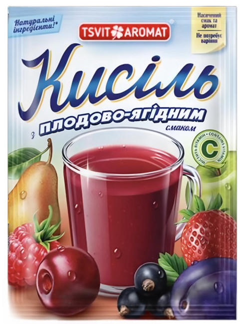 деталь Кисель с фруктовым вкусом 90г T&A
