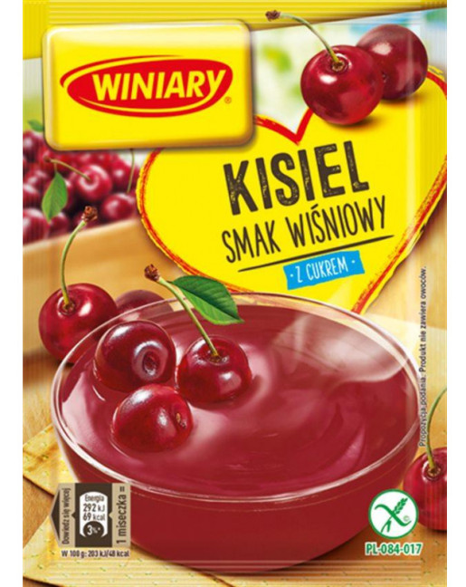 деталь Kisel s višňovou příchutí 77g Winiary