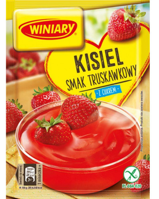 деталь Кисель со вкусом клубники 77г Winiary