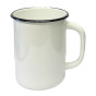 предварительный просмотр Эмалированная кружка Белая 1,5л