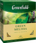 предварительный просмотр Чай зеленый Мелисса 100*1,5г Greenfield