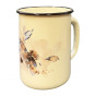 предварительный просмотр Эмалированная кружка бежевая 1,5Л Жасмин