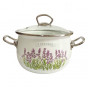 предварительный просмотр Эмалированная кастрюля Лаванда 2,5Л Премиум