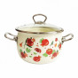 предварительный просмотр Эмалированная кастрюля 1,5Л Гранат Премиум+